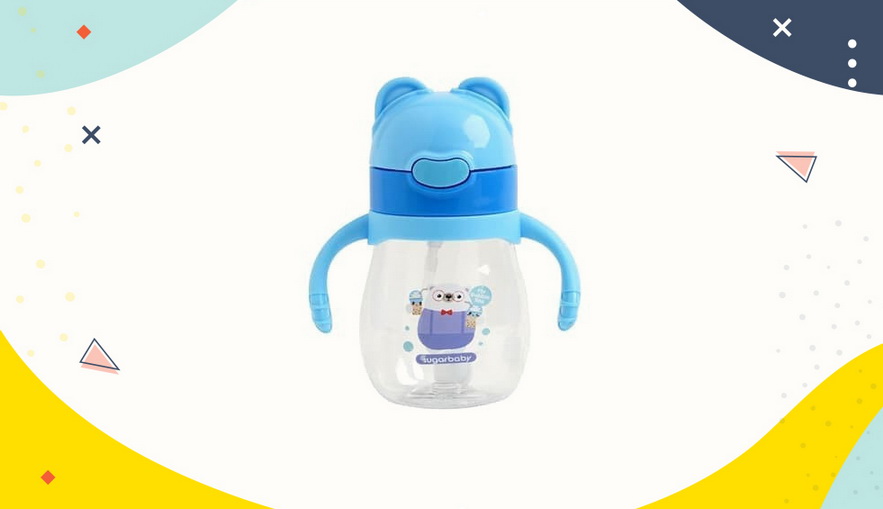 Sippy Cup Bayi SugarBaby 2in1 Sippy Cup 6 Months +
