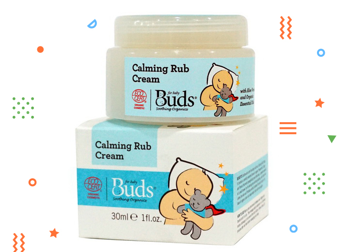 Buds Soothing Organics Calming Rub Cream